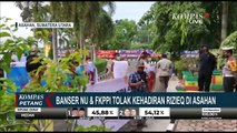 Banser NU dan FKPPI Gelar Demo Tolak Kehadiran Rizieq Shihab di Asahan, Sumatera Utara