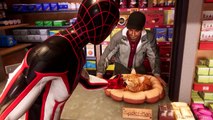 Miles Unboxing His 8 Suits Scene HD - Spider-Man Miles Morales