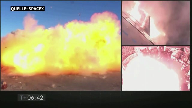 SpaceX-Rakete explodiert - Elon Musk trotzdem euphorisch