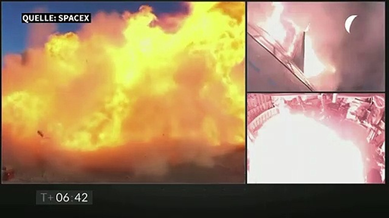 SpaceX-Rakete explodiert - Elon Musk trotzdem euphorisch