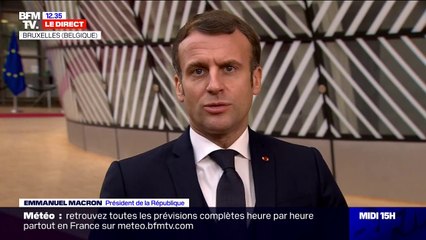Emmanuel Macron: "Un hommage sera rendu au président Giscard d'Estaing" à l'issue du sommet européen à Bruxelles