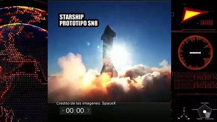 Prueba del prototipo SN8 de Starship de SpaceX