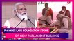 Central Vista Project: PM Narendra Modi Lays Foundation Stone Of New Parliament Building