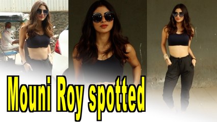 Mouni Roy snapped at a dance studio
