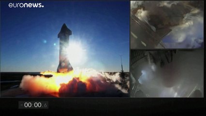 Estalla el prototipo de la nave SpaceX