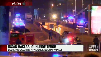 Beşiktaş'ta bombalı terörün 4. yılı... 39 polis 8 sivil şehit olmuştu | Video