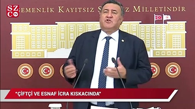 CHP’li Gürer: Çiftçi ve esnaf icra kıskacında