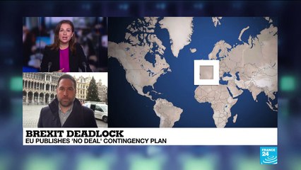 Brexit deadlock: EU publishes 'no deal' contigency plan