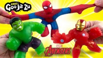 Avengers Heroes of Goo Jit Zu with Iron Man, Spider-man and Hulk