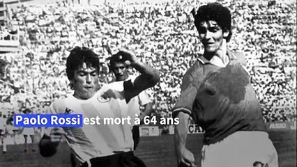 Paolo Rossi, héros italien du Mondial de foot 82, est mort à 64 ans