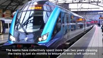 Cleaning trains at Waverley Station