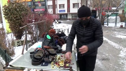 Erzurum Dondu... Termometreler Eksi 11 Dereceyi Gösterdi