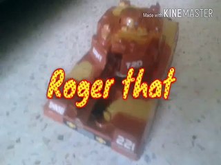 Army toy tank  - T20 - finale