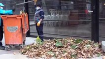 Caddelere Dökülen Yapraklar Geride Eşsiz Manzara Bıraktı
