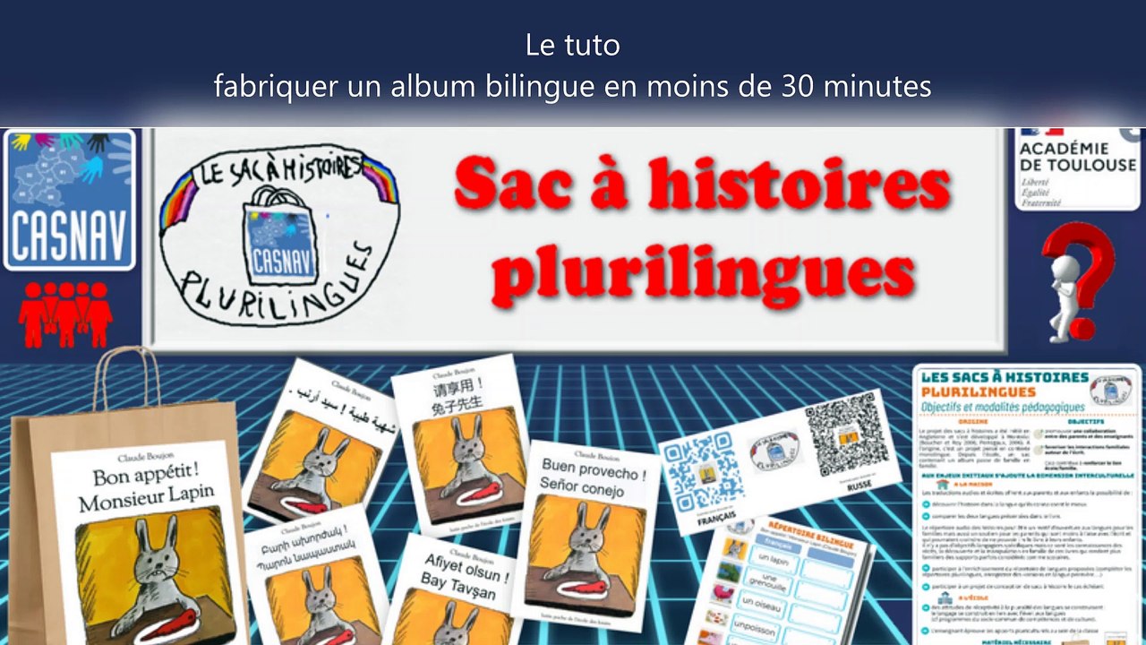Tutoriel : fabriquer un album bilingue en moins de 30 minutes !