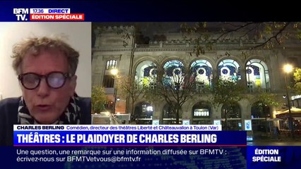 Charles Berling: "On a l'impression que la haine des artistes est en cours"