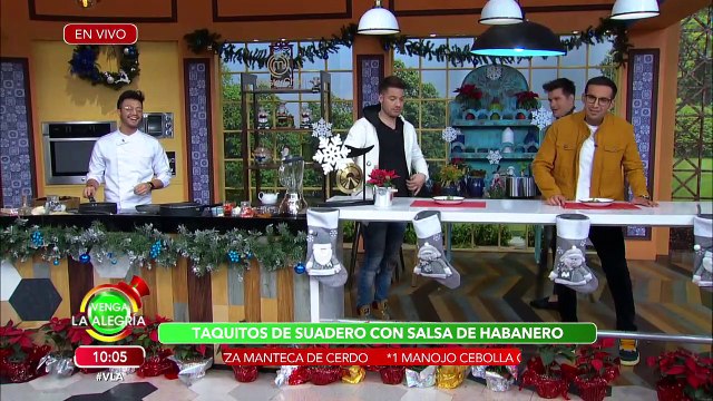 ¡Prepara unos picositos Taquitos de suadero con habanero! | Venga La Alegría