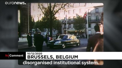 EU leaders observe minute's silence to honour late French president Valery Giscard d'Estaing