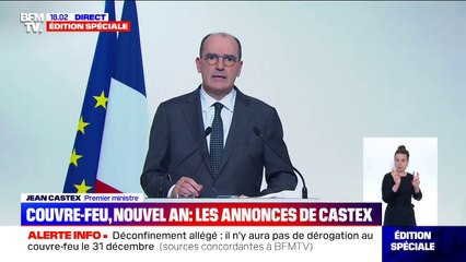 Jean Castex: "Le nombre de nouveaux cas quotidiens est passé de près de 50.000 à environ 10.000"