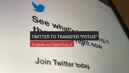 Twitter to Transfer "POTUS" to Biden Automatically