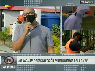 GMVV realiza jornadas de desinfección en urbanismos de cuatro estados del país