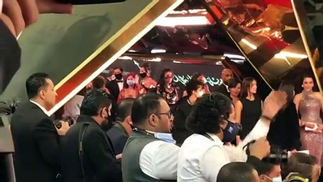 درة تشعل الريد كاربت في ختام مهرجان القاهرة السينمائي