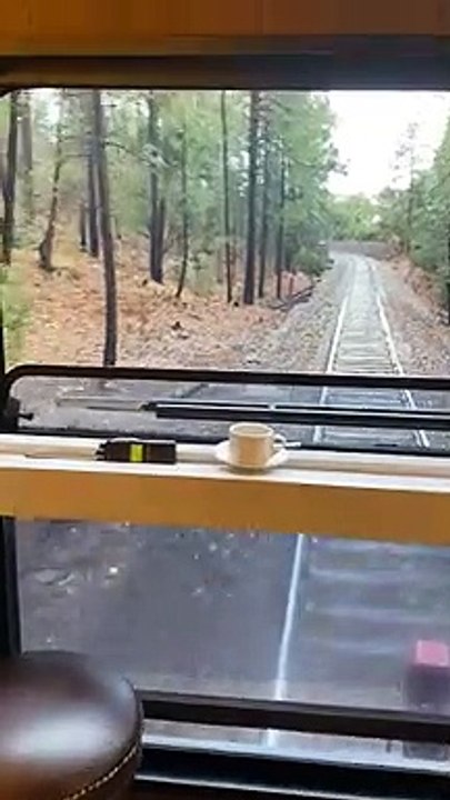 ¡Llueve y huele a pino! Creel, Chihuahua se mira hermoso desde El Chepe