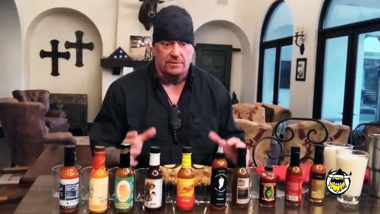 Hot Ones - The Undertaker Takes Care of Business While Eating Spicy Wing