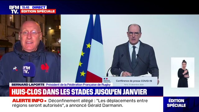 Selon Bernard Laporte, si on prend les clubs de la Fédération française de rugby, on va avoir 27 millions d'euros de pertes nettes sur l'exercice