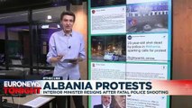 Albania's interior minister resigns after protests over fatal police shooting