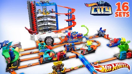 T-Rex Saves Hot Wheels City from Giant Gorilla