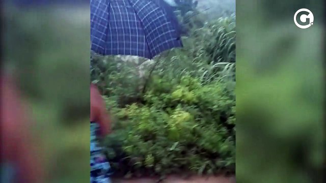 Chuva deixa ruas alagadas em Pancas
