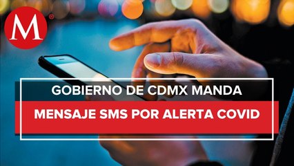 Download Video: Con mensajes SMS, CdMx pide no salir de casa ni hacer fiestas en Navidad por covid-19