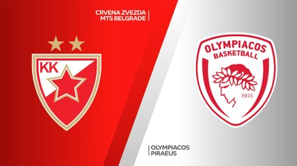 Crvena Zvezda mts Belgrade - Olympiacos Piraeus Highlights | Turkish Airlines EuroLeague, RS Round 13