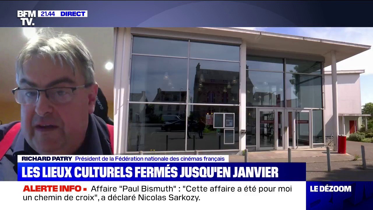 La colère du président de la Fédération nationale des cinémas français après l'annonce du report de l'ouverture des salles obscures