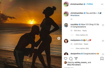 Christina Milian is pregnant with her third child, 10 months after welcoming her son
