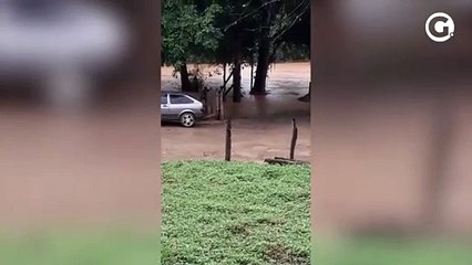 Rio enche em Alfredo Chaves