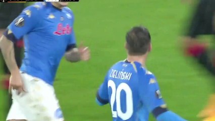 Piotr Zieliński z golem w Lidze Europy (10.12.2020)