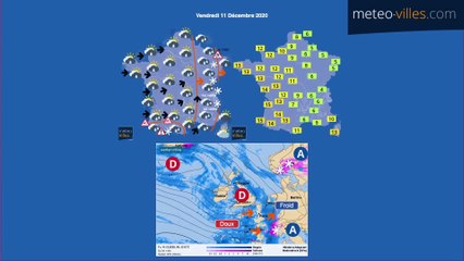 Bulletin météo du jeudi 10 décembre 2020