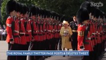 Royal Oops! Queen Elizabeth's Official Twitter Account Deletes Accidental Post — See What It Said