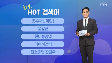 [출근길 핫검색어] 공수처법이란? / 윤갑근 / 현대중공업 / 에어비앤비 / 탄소중립 관련 / YTN