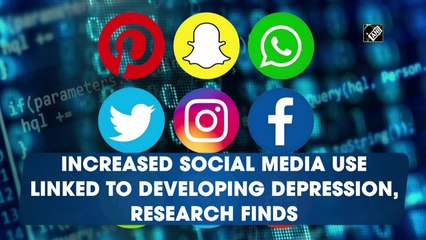 Increased social media use linked to developing depression: Study