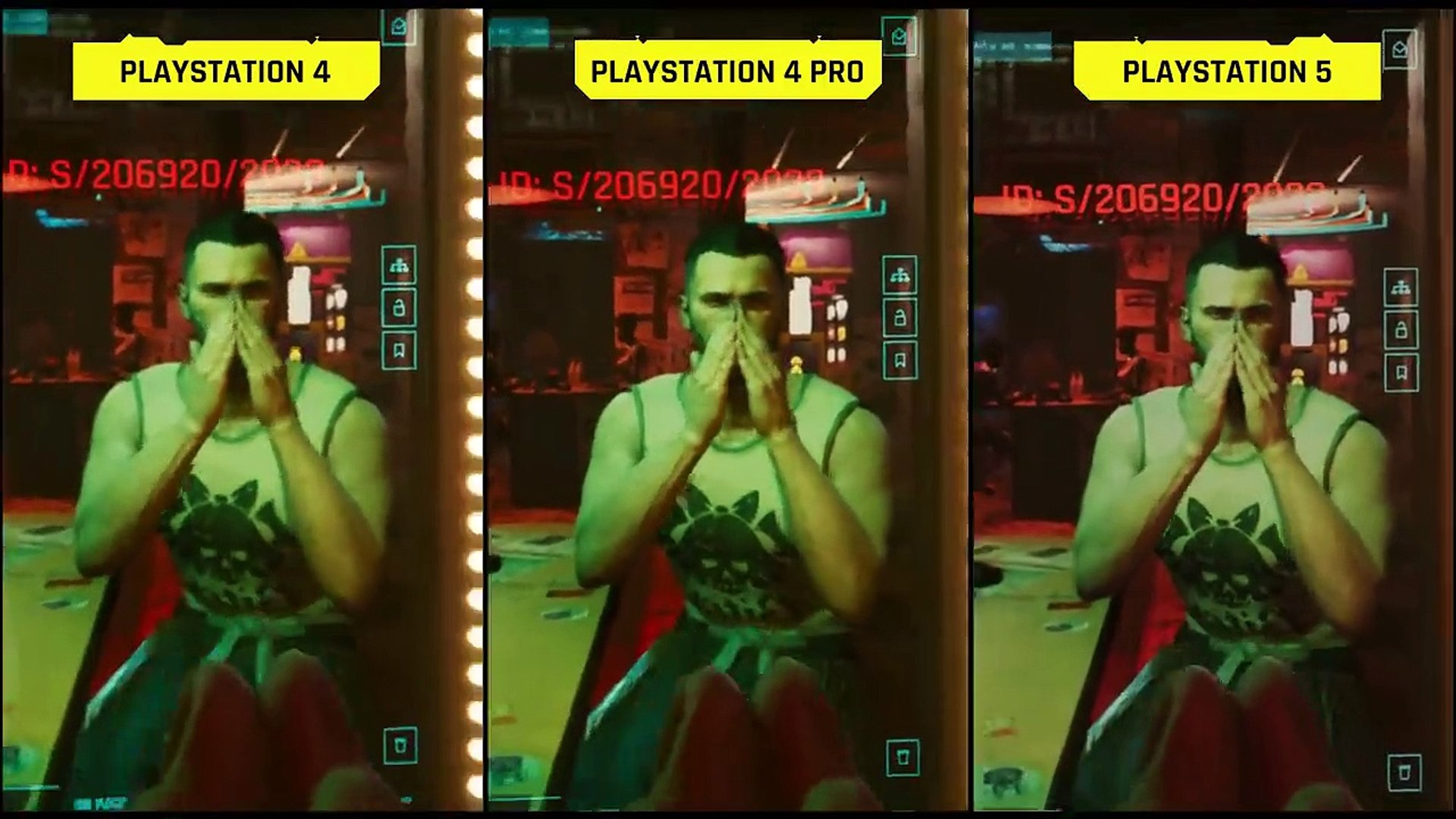 Cyberpunk 2077 Graphics Comparison - PS4 vs PS4 Pro vs PS5 - video  Dailymotion