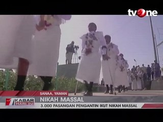 3000 Pasangan Pengantin Ikut Nikah Massal