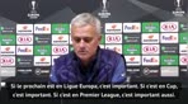 Groupe J - Mourinho : Chaque match est important