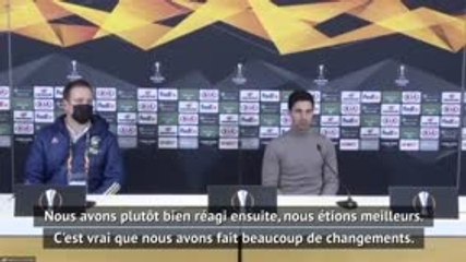 Groupe B - Arteta : "Ce n'est pas encore le niveau de performance attendu"