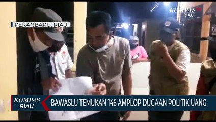 Bawaslu Temukan 146 Amplop Dugaan Politik Uang