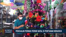 Pandemi Covid, Penjualan Pernik Natal di Pontianak Menurun