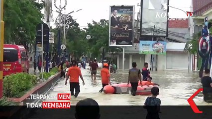 Curah Hujan Tinggi Banjir Rendam Sampang