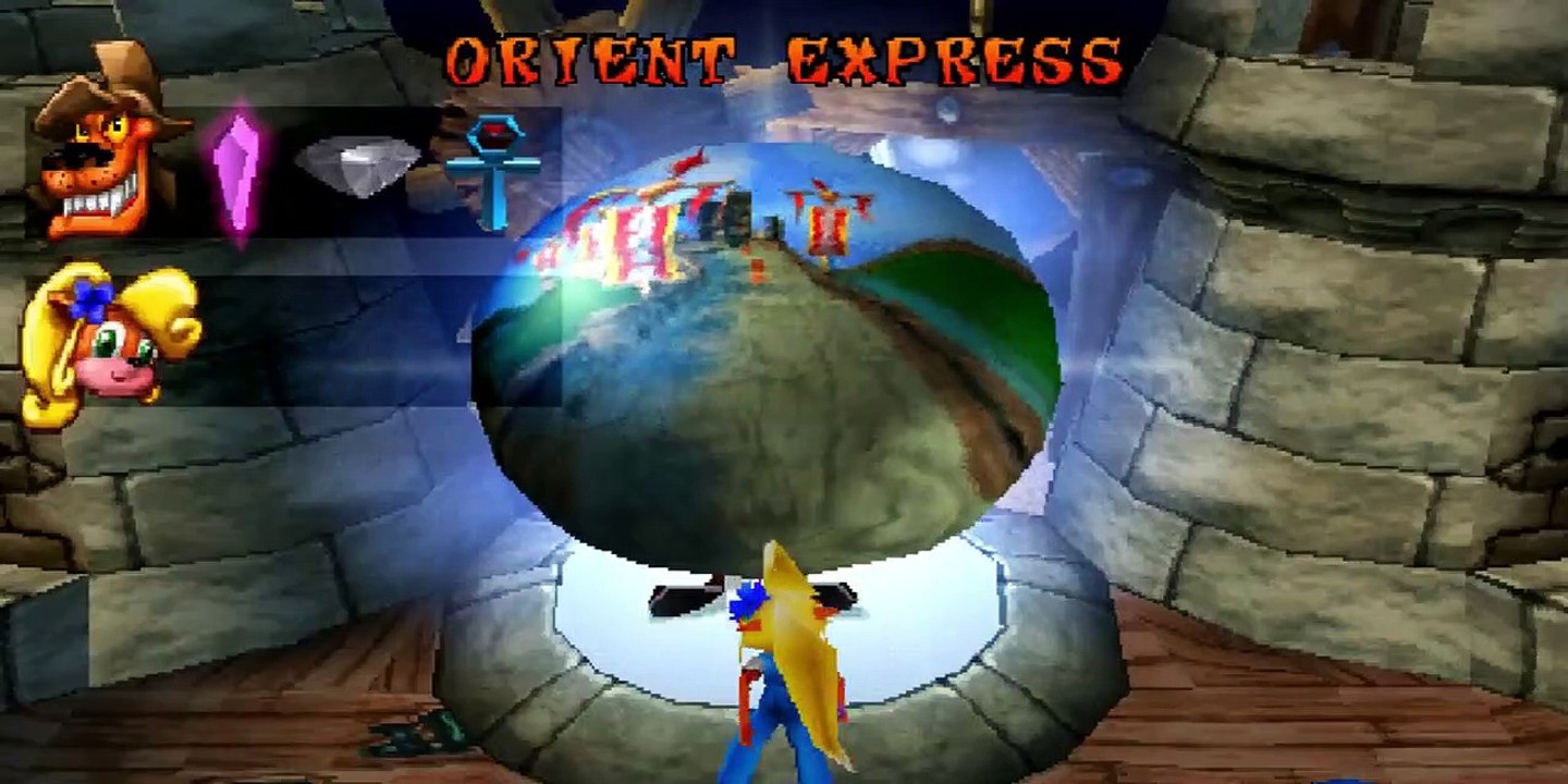 Crash Bandicoot 3 Orient Express PLAYSTATION SONY Walkthrough